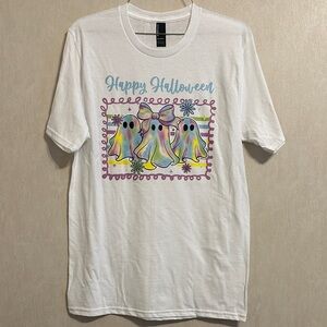 NWOT Happy Halloween Ghosts T-Shirt